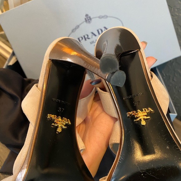 Authentic Prada Nude Heels - Picture 6 of 6